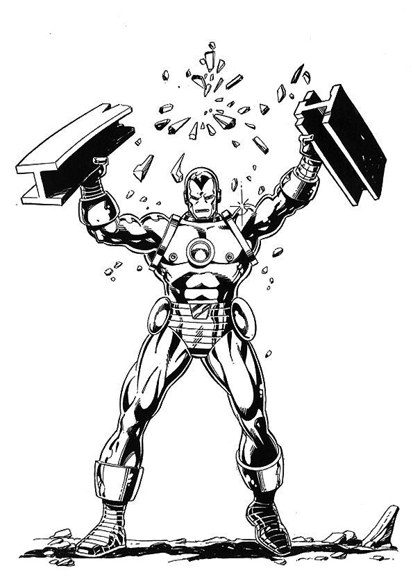 Kids-n-fun.com | 60 coloring pages of Iron Man